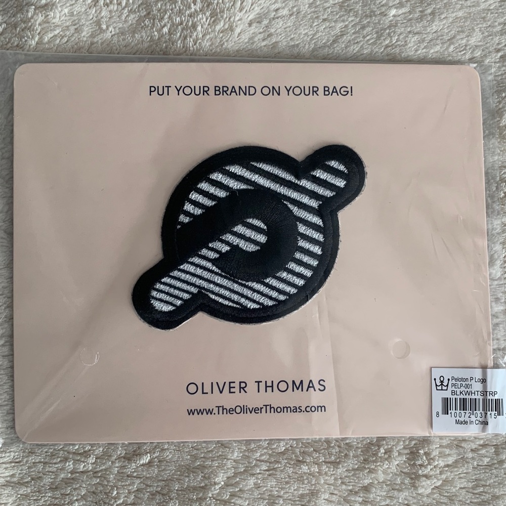 New Oliver Thomas Peloton “P” Patch